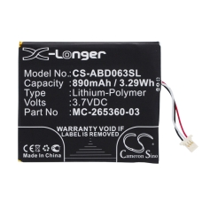 Compatible battery replacement for Amazon 58-000083,58-000151,MC-265360-03