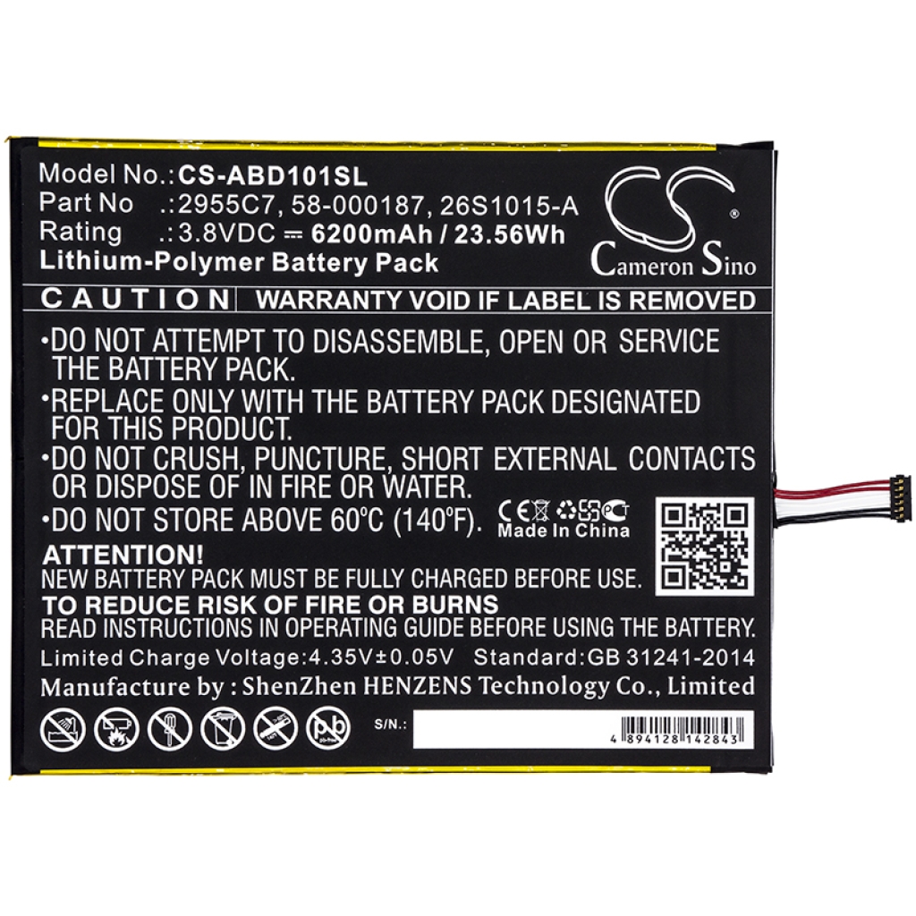 Tablet Battery Amazon CS-ABD101SL