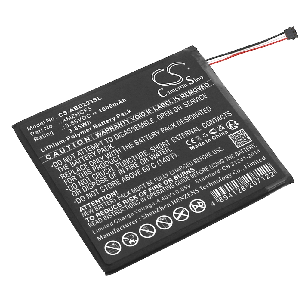 Ebook, eReader Battery Amazon CS-ABD223SL