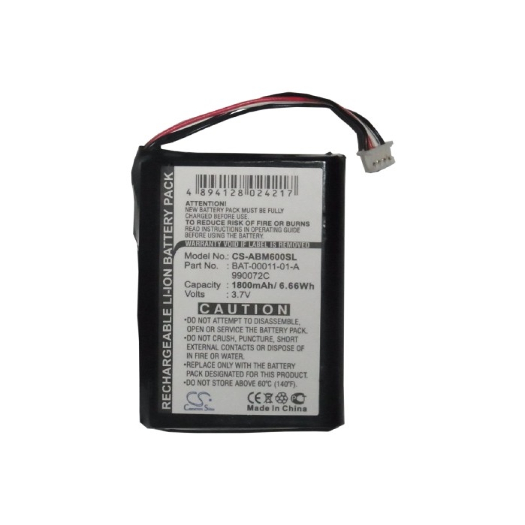 Notebook battery Adaptec CS-ABM600SL