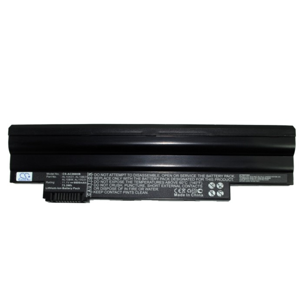 Compatible battery replacement for Acer  AL10B31, LC.BTP00.129, BT.00603.121, AL10A31, LC.BTP00.128...