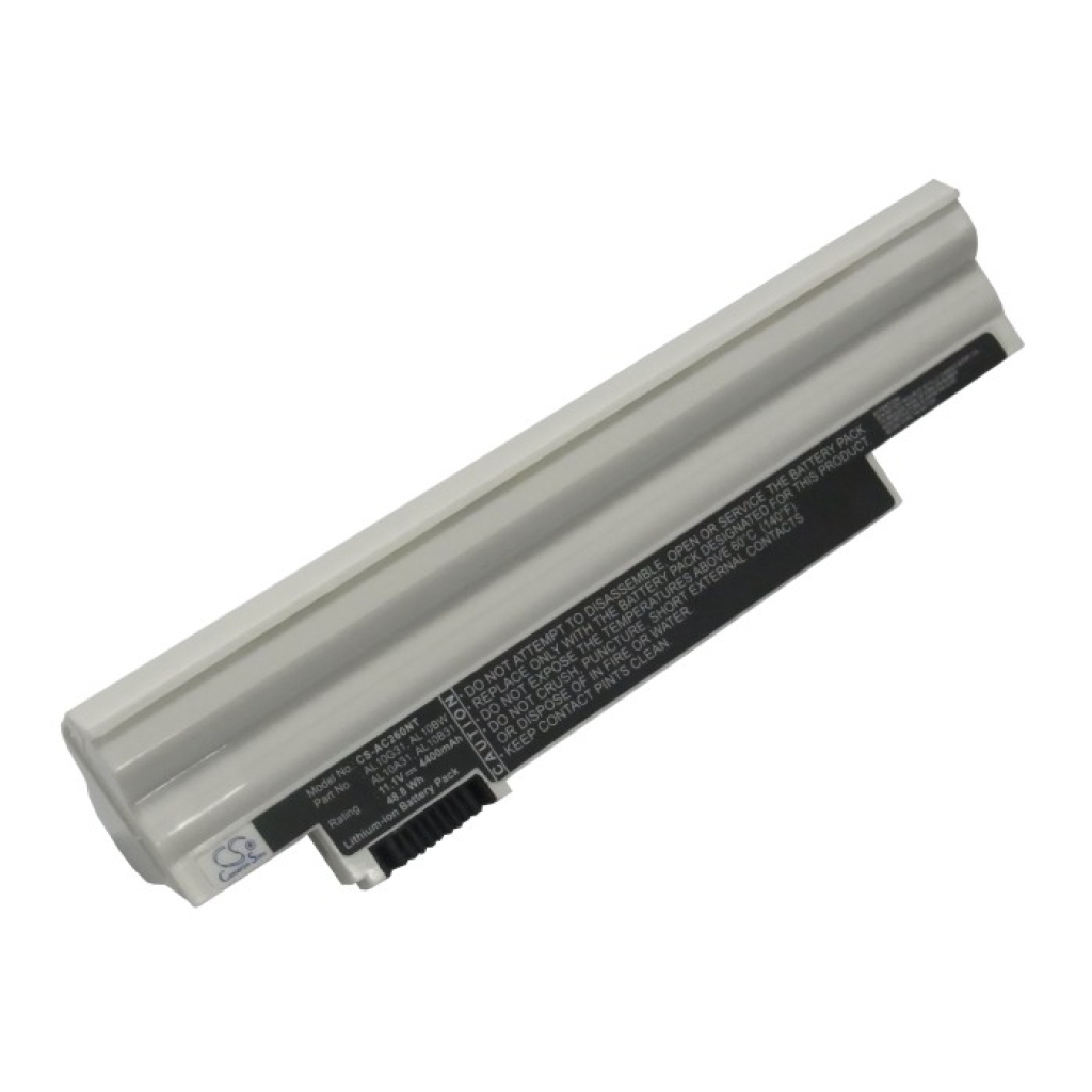 Compatible battery replacement for Packard Bell  C.BTP00.128, AL10A31, BT.00603.121, AK.006BT.074, AL10G31...