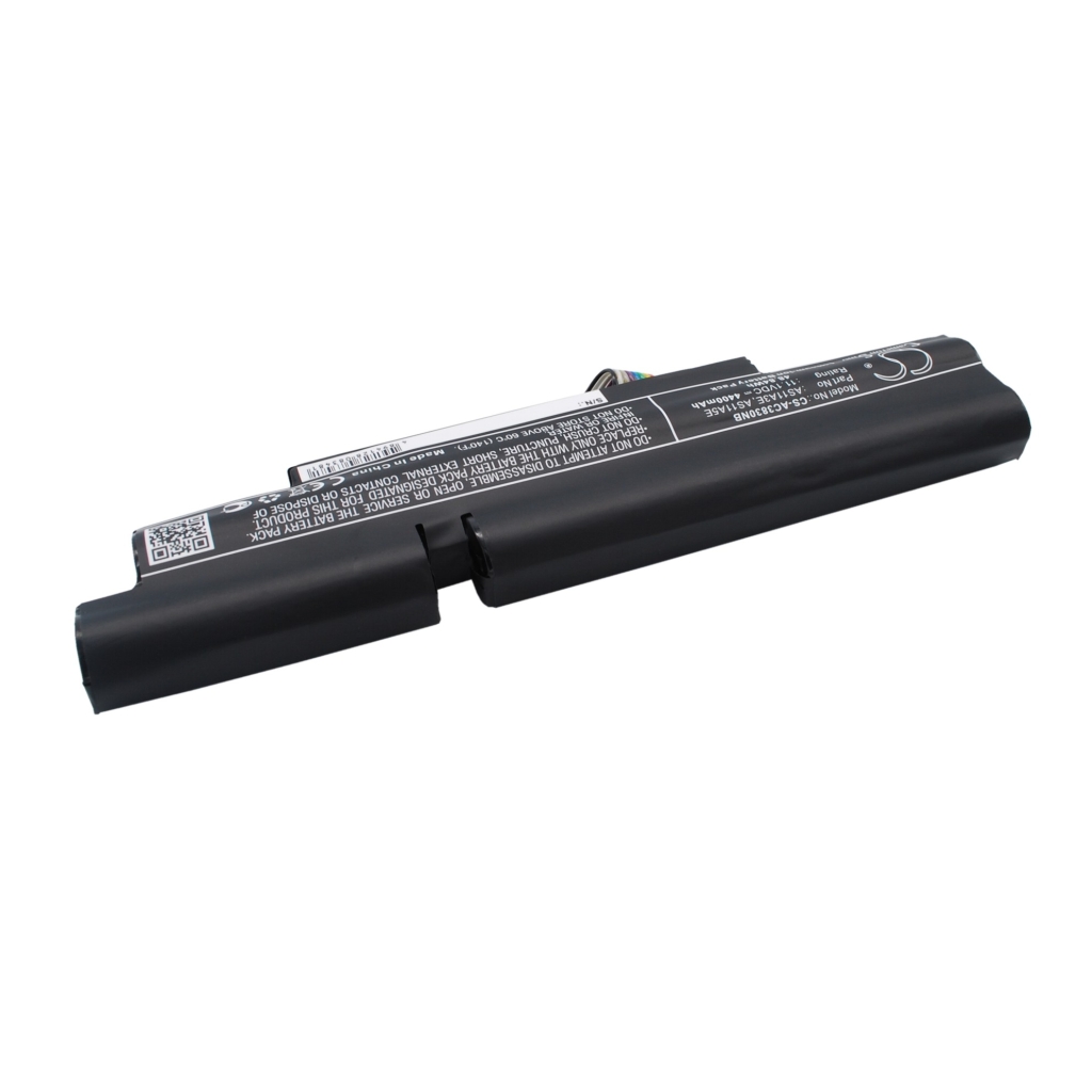 Compatible battery replacement for Gateway  3INR18/65-2, 3ICR19/66-2, AS11A5E, AS11A3E