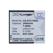 CS-ACC100SL<br />Batteries for   replaces battery BAT-2000