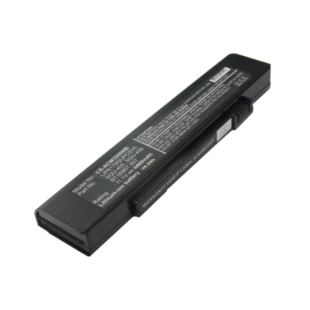 Compatible battery replacement for Acer  916C3060, LC.BTP03.006, 916-3060, LC.BTP03.005, SQU-406...