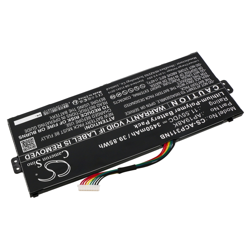 Compatible battery replacement for Acer AP19A8K