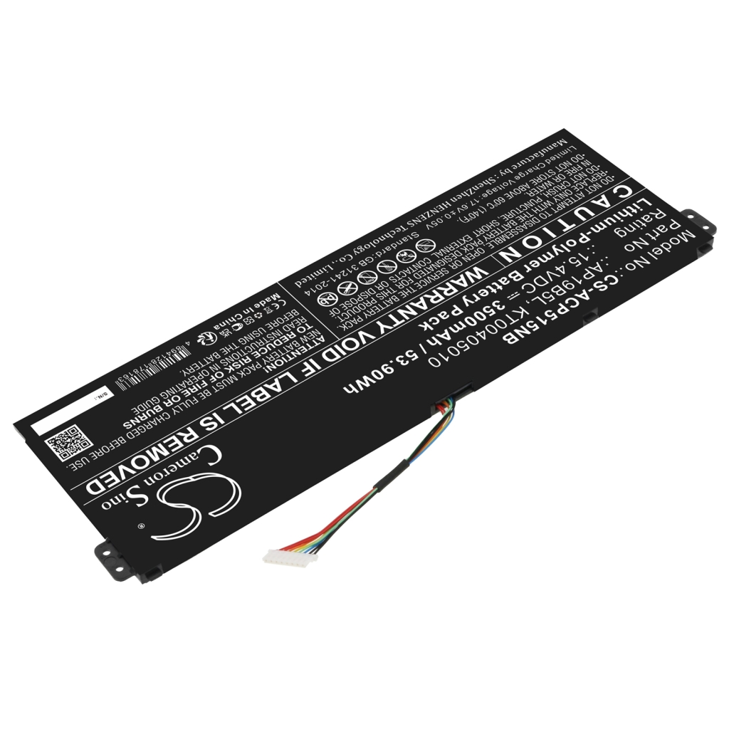 Compatible battery replacement for Acer  KT00405010, AP19B5L