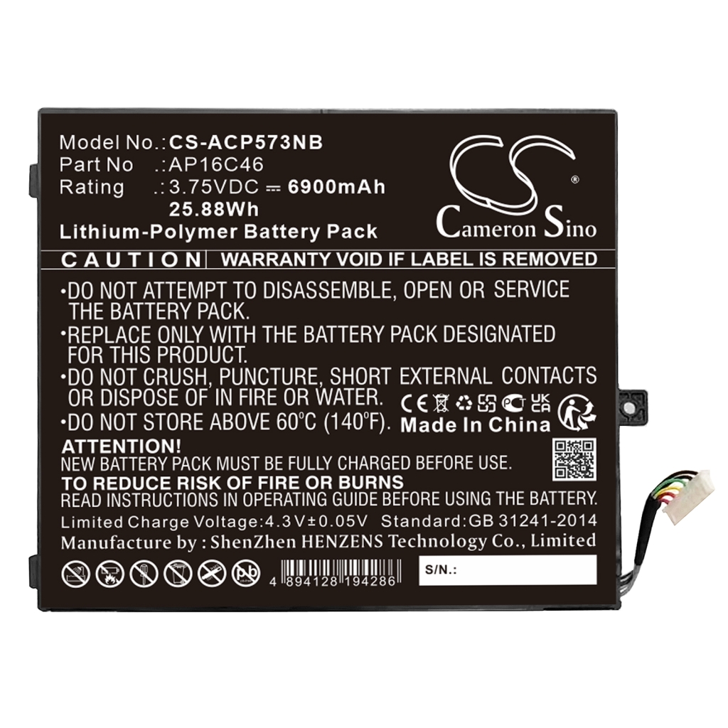 Notebook battery Acer Aspire E5-573