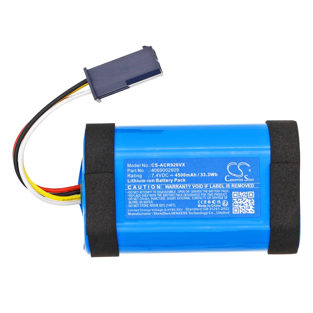 Compatible battery replacement for Electrolux 4060002609