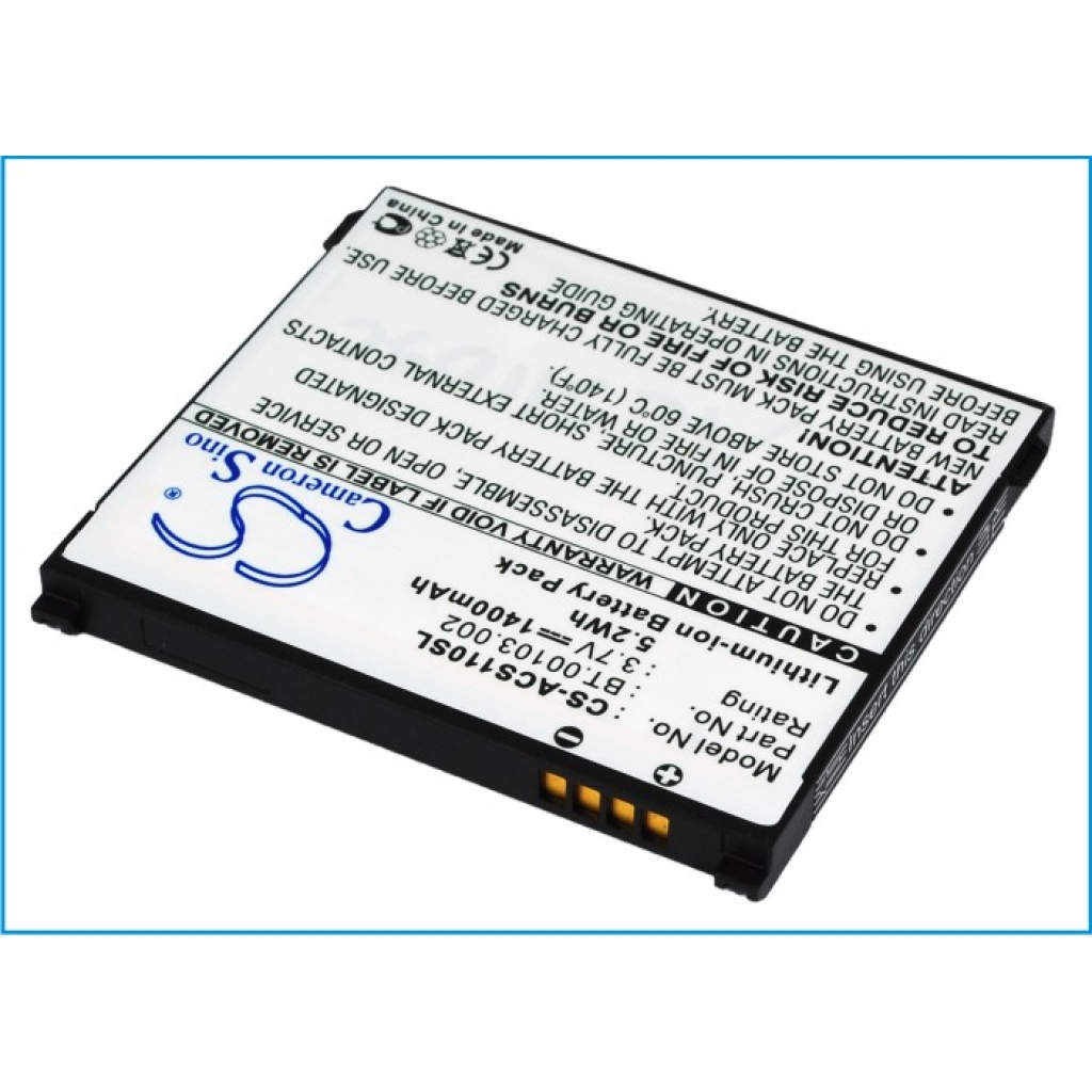 Mobile Phone Battery Acer CS-ACS110SL