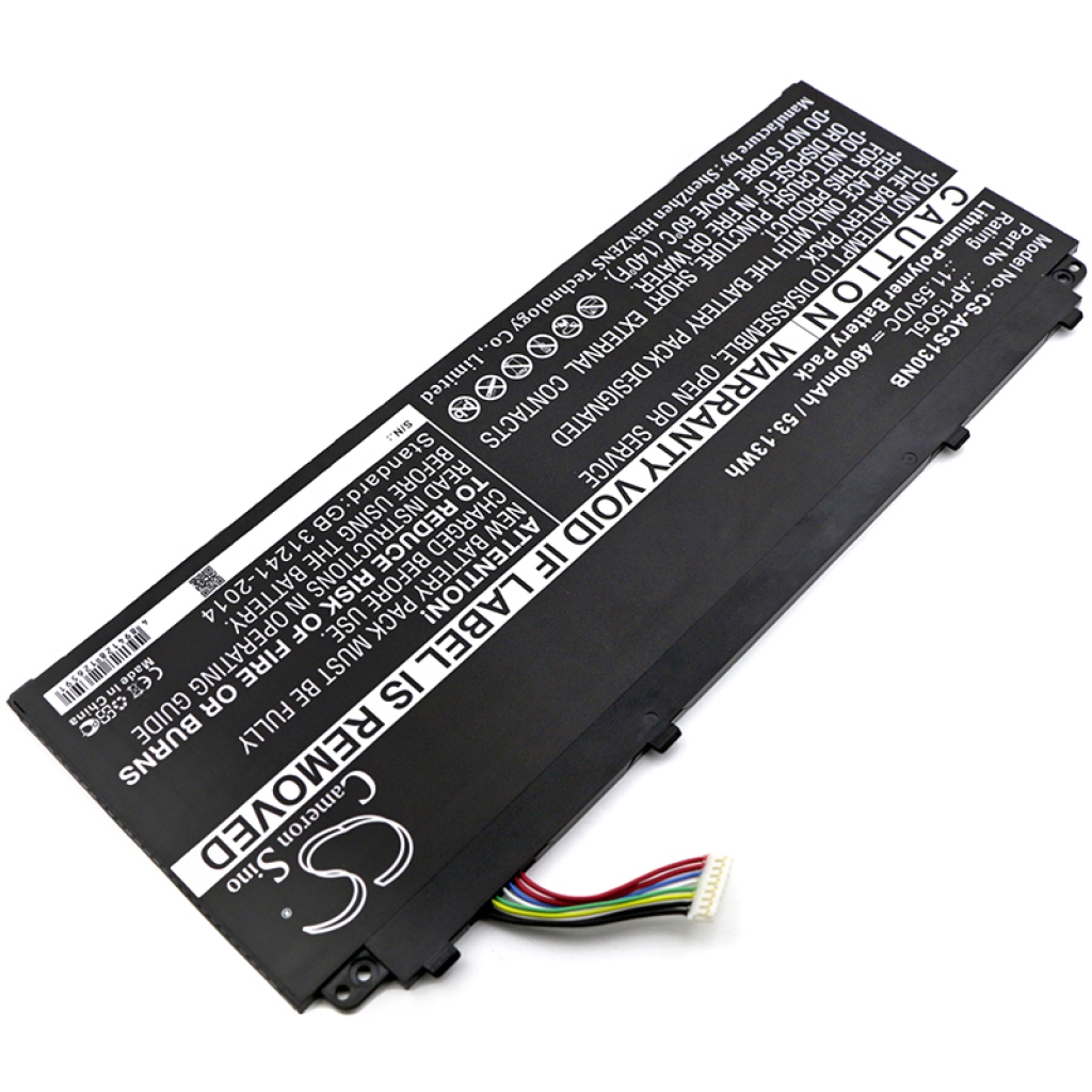 Compatible battery replacement for Acer  AP1505L, AP1503K, AP15O5L, AP15O3K