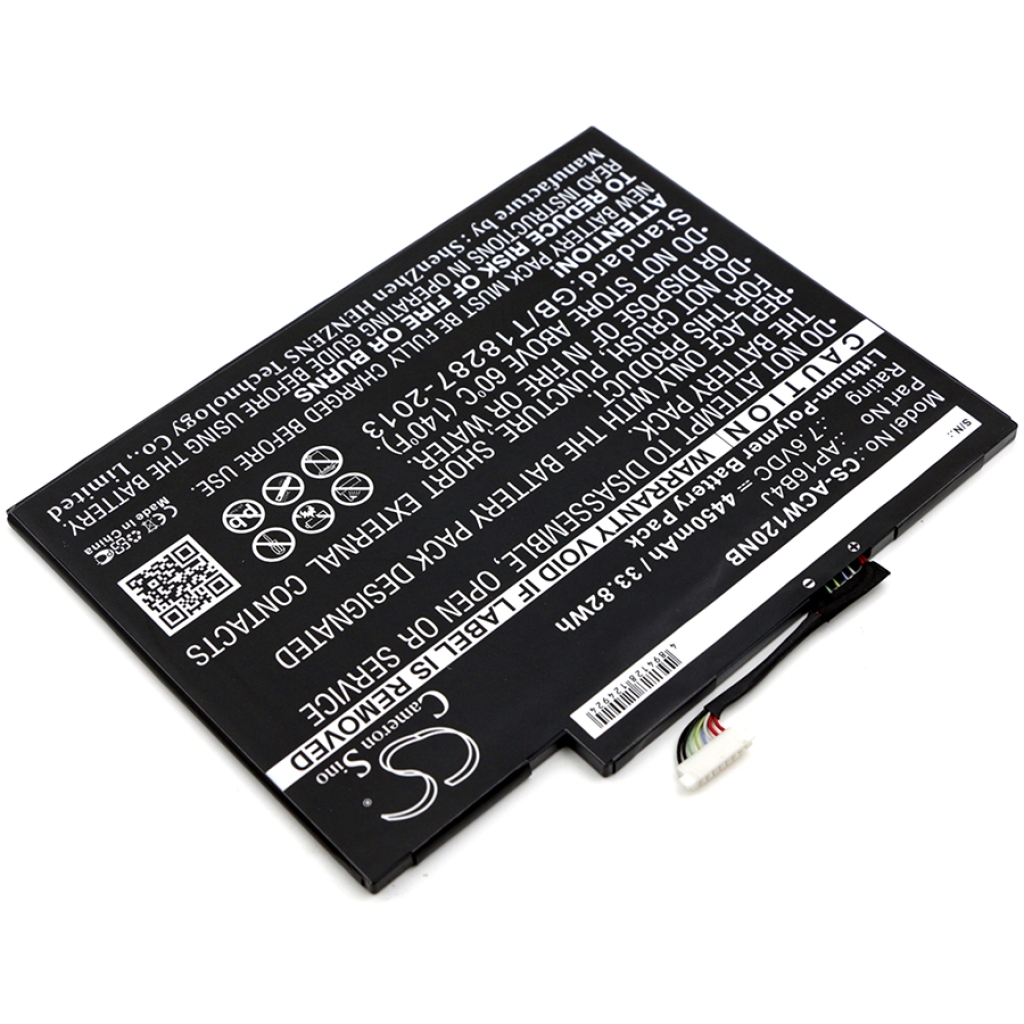 Compatible battery replacement for Acer  KT.00204.003, AP16B4J, NT.LCDEK.002, NT.LCDAA.014