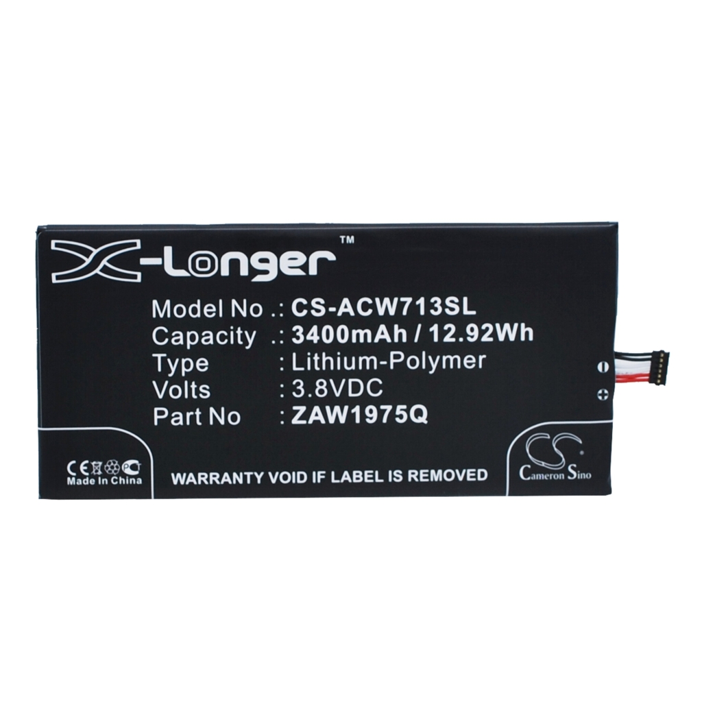 Tablet Battery Acer CS-ACW713SL