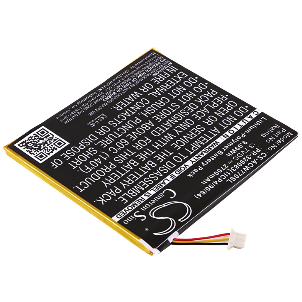 Tablet Battery Acer CS-ACW770SL