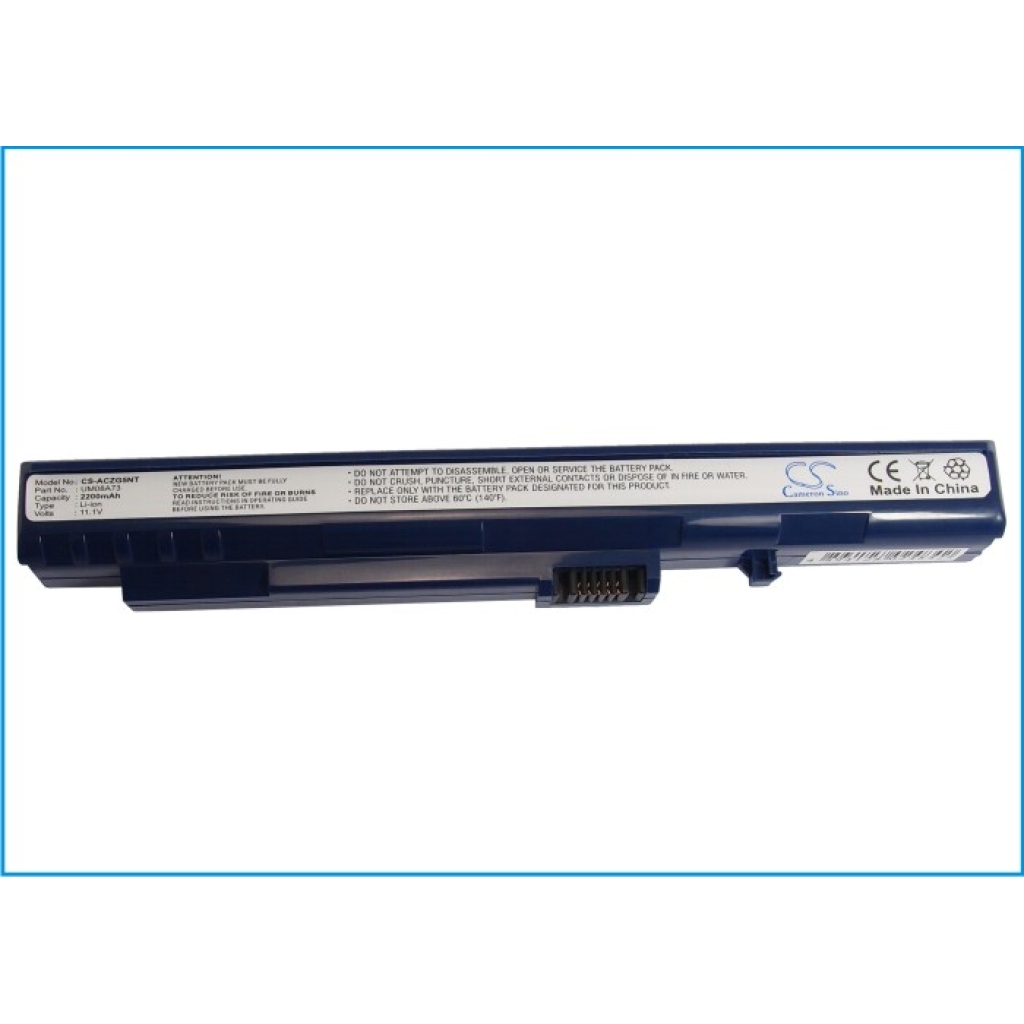 Compatible battery replacement for Acer  PPD-AR5BXB63, UM08B51, BT00307005826024212500, UM08A71, UM08B73...