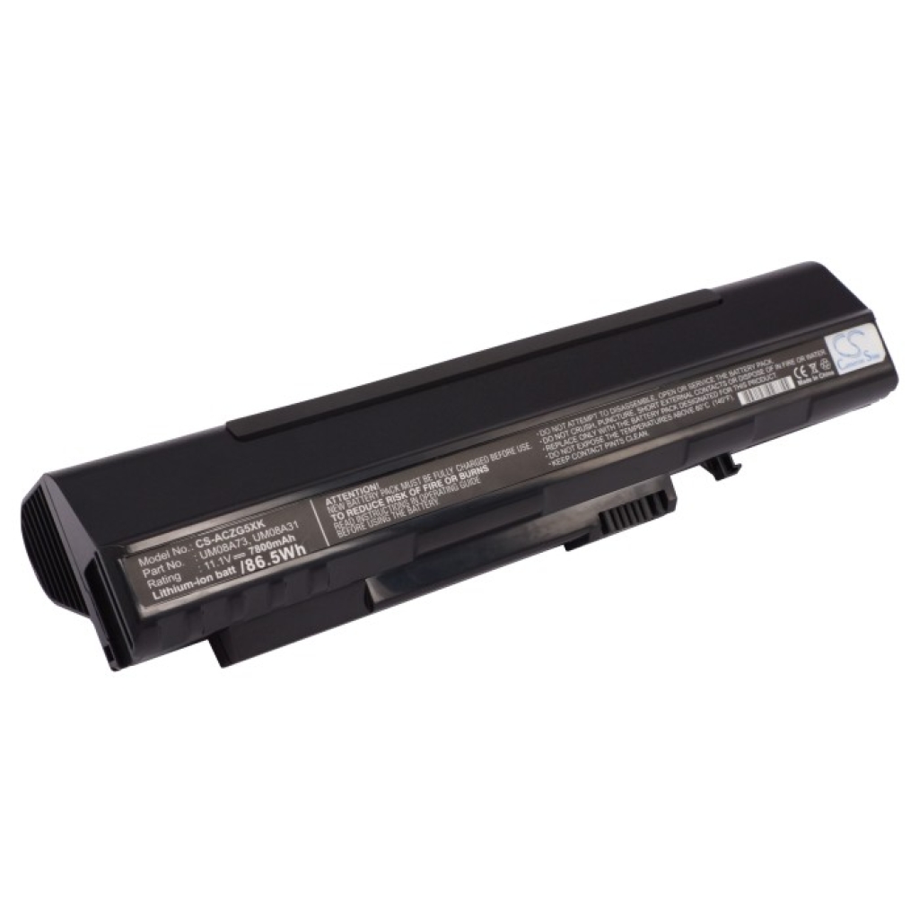 Compatible battery replacement for Gateway  UM08B52, C-5448, UM08A72, UM08B74, 2006DJ2341...