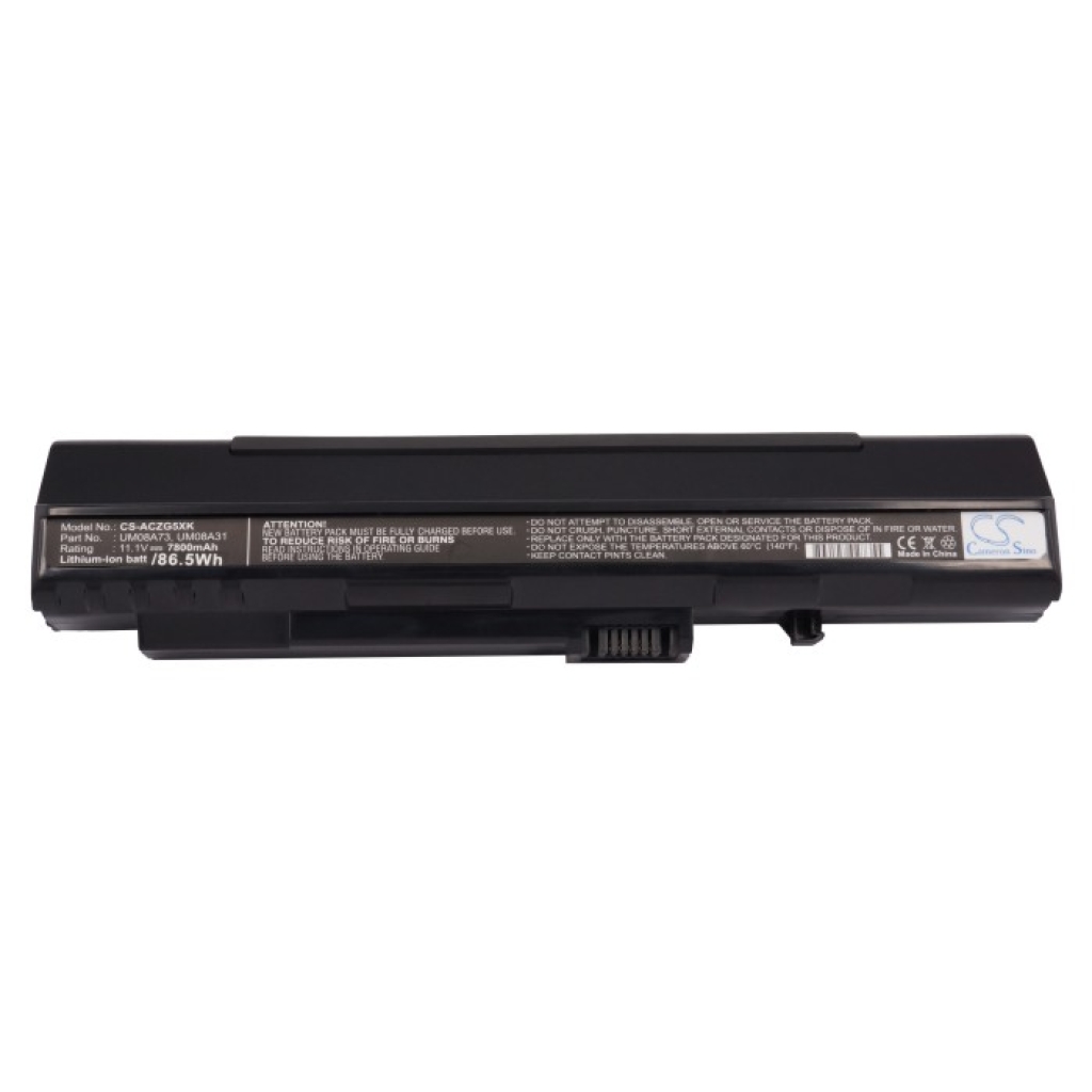 Compatible battery replacement for Gateway  C-5448, UM08A72, UM08B74, 2006DJ2341, PPD-AR5BXB63...