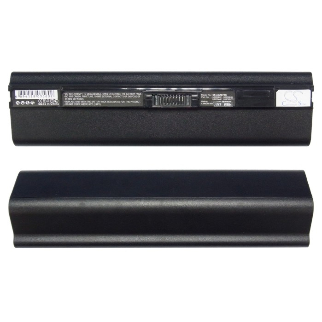 Compatible battery replacement for Acer  UM09B34, UM09A41, UM09B7D, UM09B31, UM09A31...