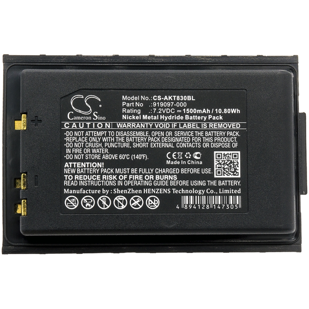 Compatible battery replacement for Akerstroms  919097-000