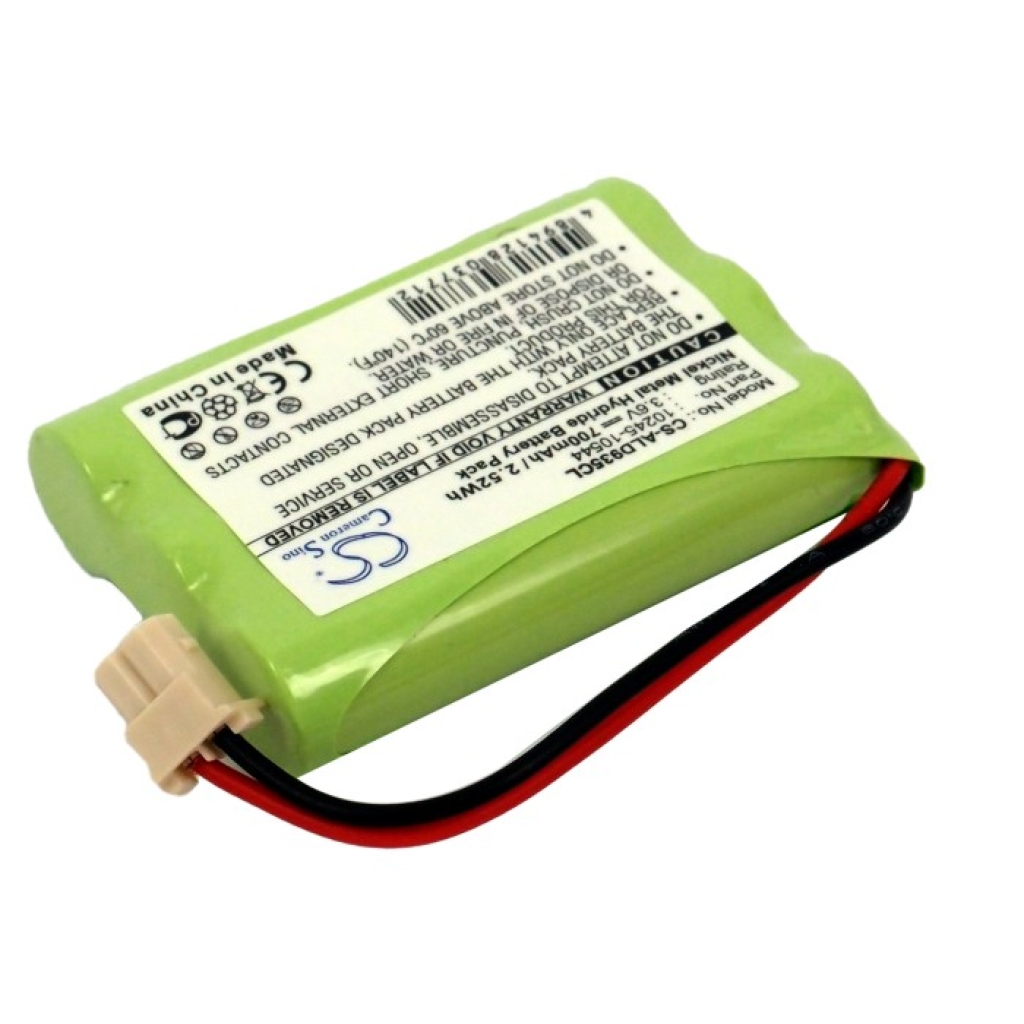 Compatible battery replacement for Sanyo  BK-T411, 10245-10544, VC-BA08NM, TEL-BT200, NTL-200