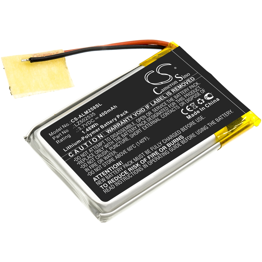 Compatible battery replacement for Altec Lansing LZ502535