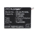 Compatible battery replacement for Alcatel  TLp032C2, TLp032BD, TLp032B2