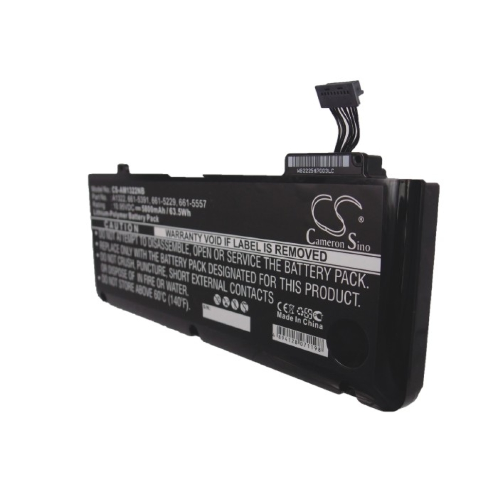 Compatible battery replacement for Apple  020-6547-A, A1322, 661-5557, 661-5391, 661-5229