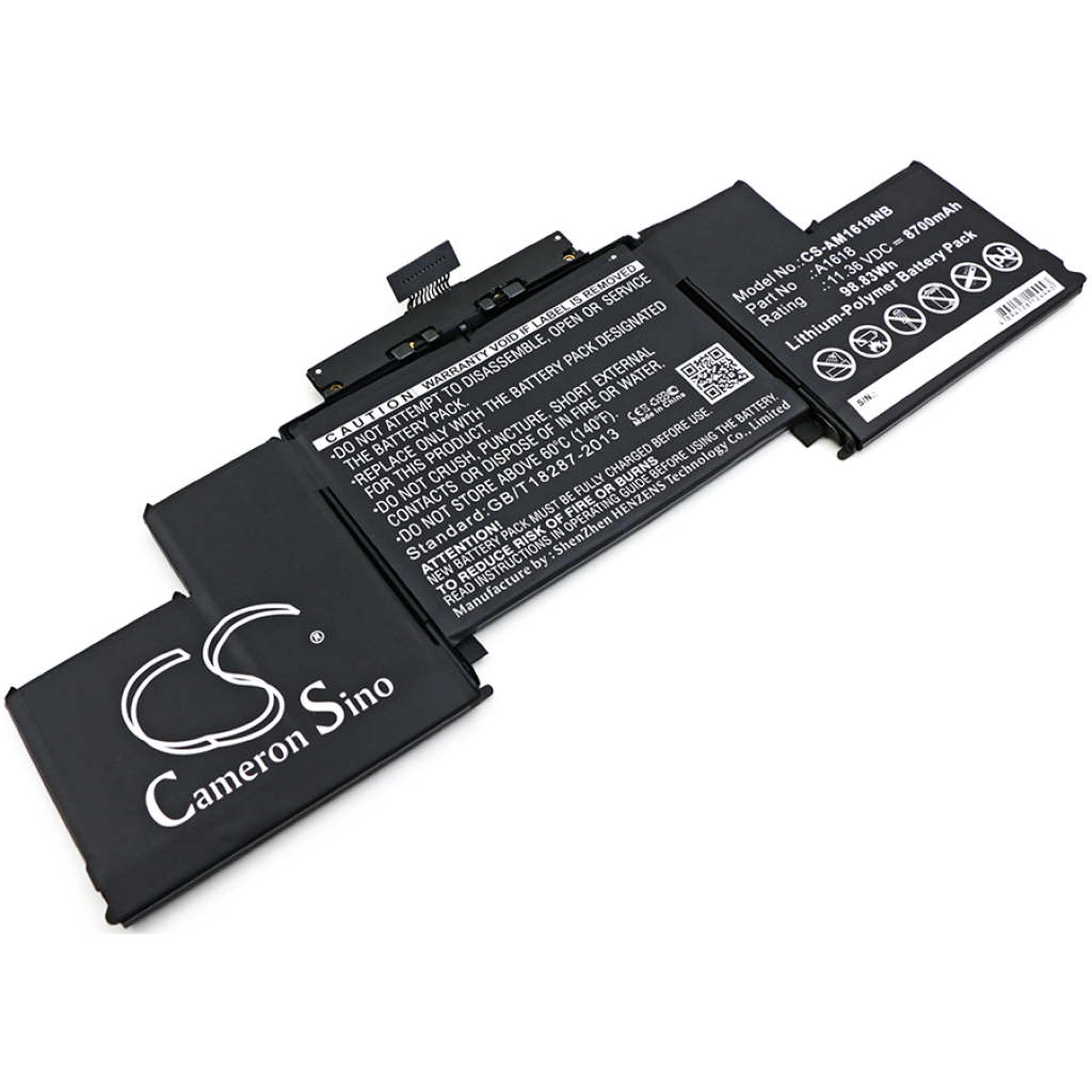 Compatible battery replacement for Apple  MJLQ2LL/A, A1618, 1ICP9/47/95-ICP8/56/66-2, 1ICP7/63/81-2, MJLT2LL/A...