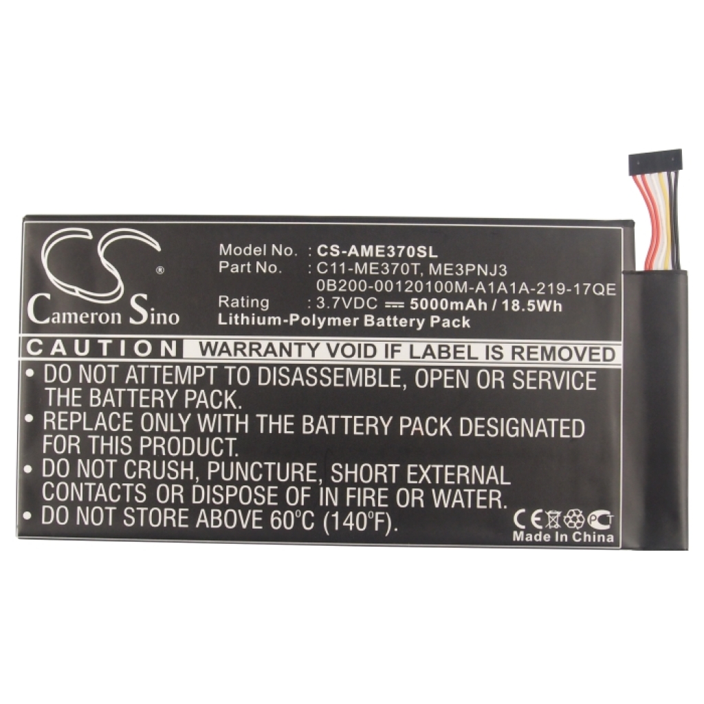 Tablet Battery Asus CS-AME370SL