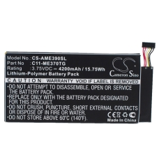 Compatible battery replacement for Asus C11-ME370TG