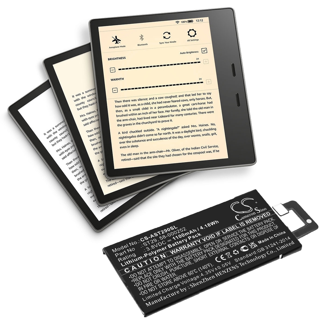 Ebook, eReader Battery Amazon CS-AST290SL