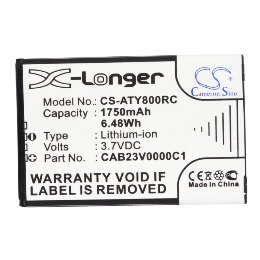 Compatible battery replacement for Alcatel CAB23V0000C1