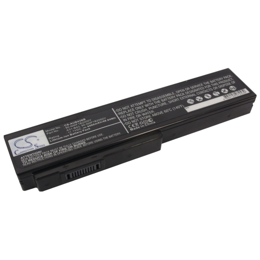 Compatible battery replacement for Asus  90-N0P1B2000Y, A31-B43, 90-NWF1B2000Y