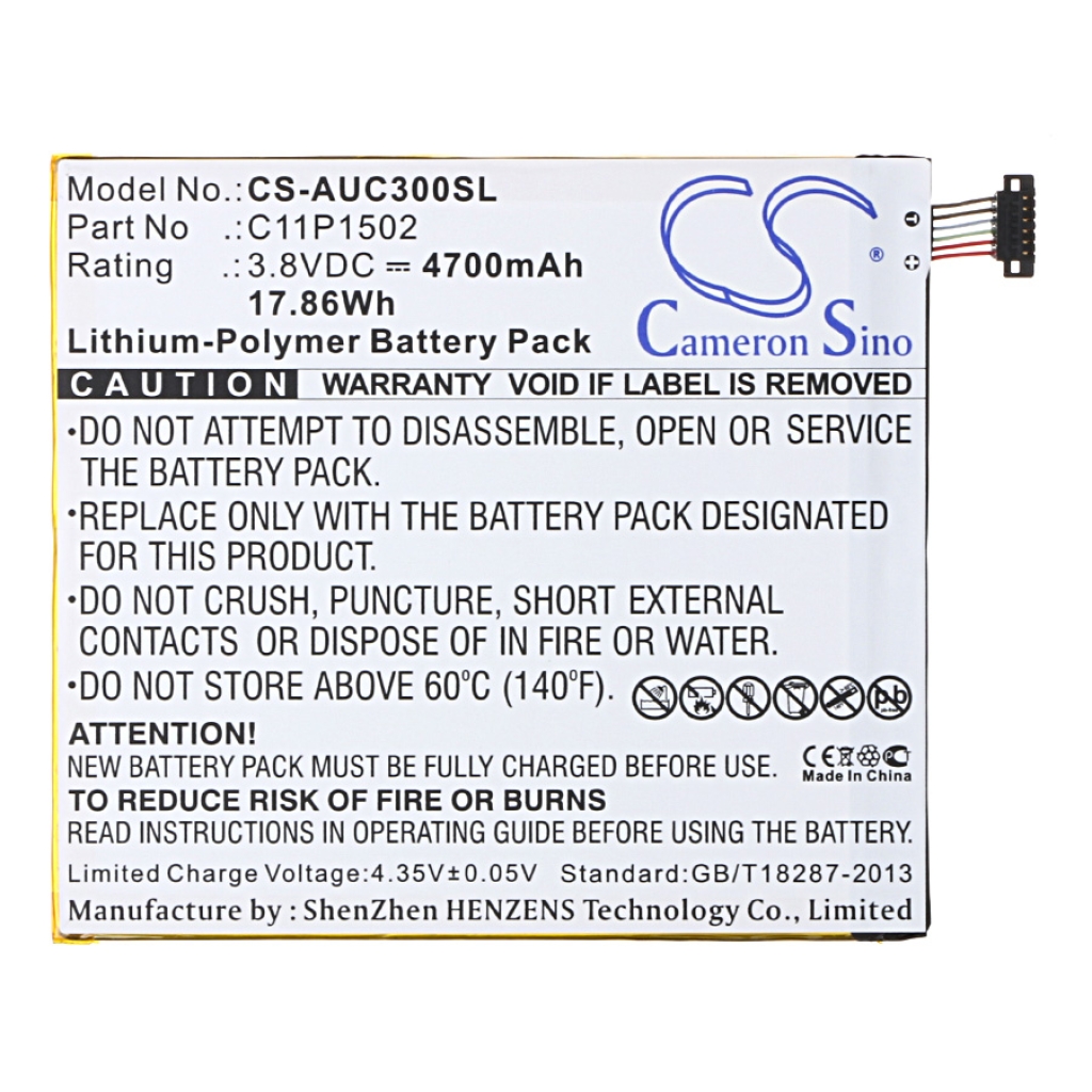 Tablet Battery Asus CS-AUC300SL