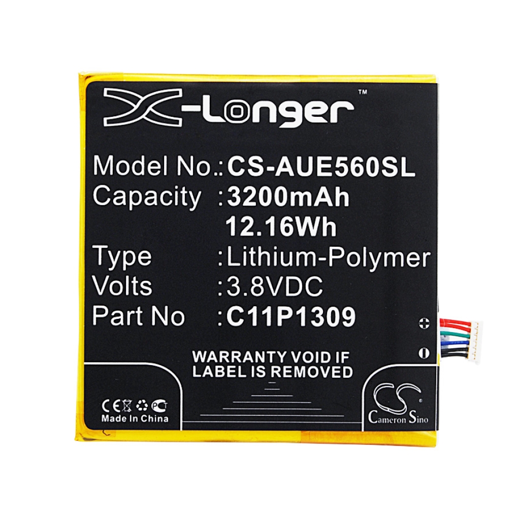 Compatible battery replacement for Asus  C11P1309, C11P1309(1ICP/5/69/62)