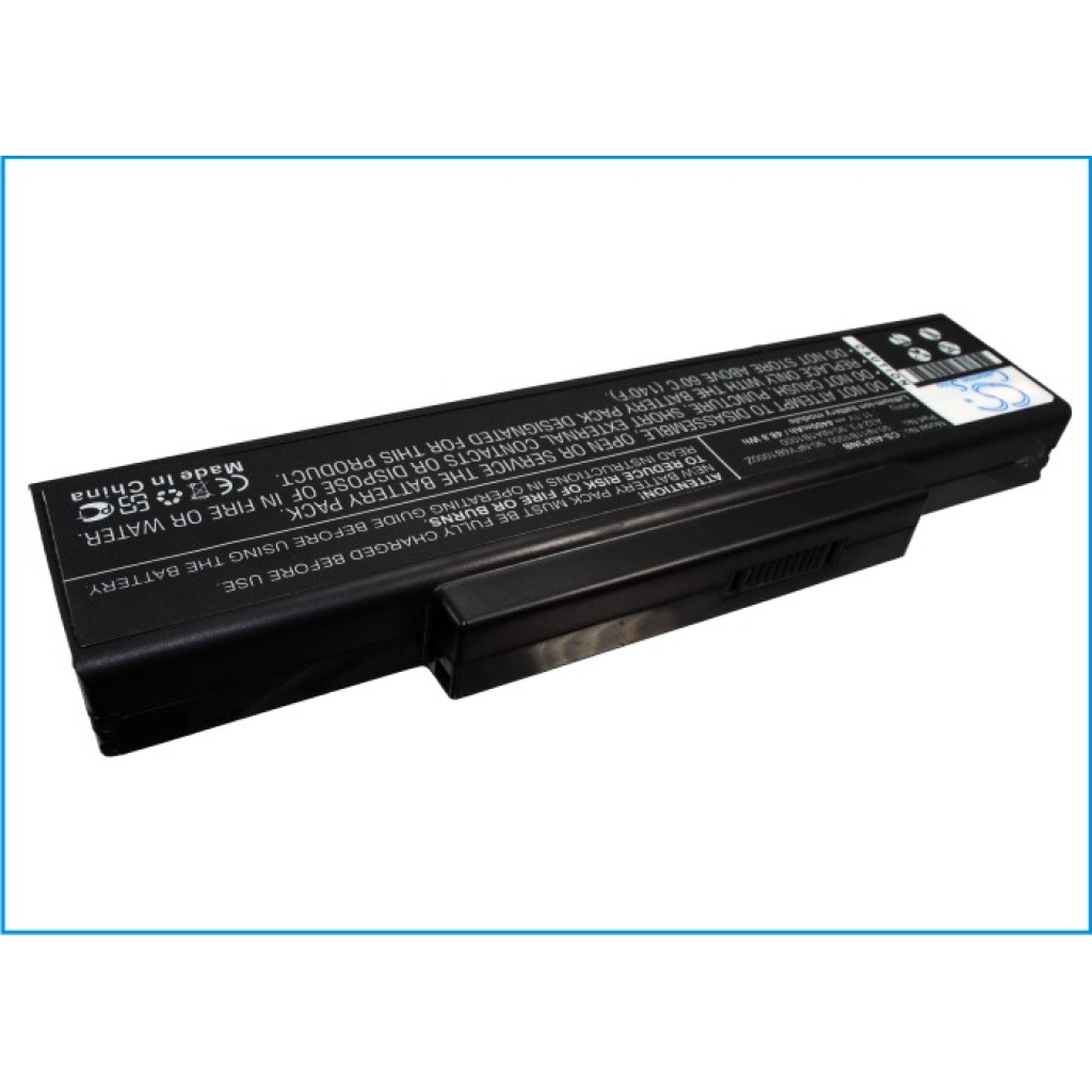 Compatible battery replacement for Asus  908C3500F, CBPIL73, M660BAT-6, 15G10N3475A0, 957-14XXXP-107...