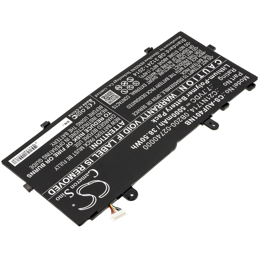 Compatible battery replacement for Asus  C21N1714, 0B200-02740000