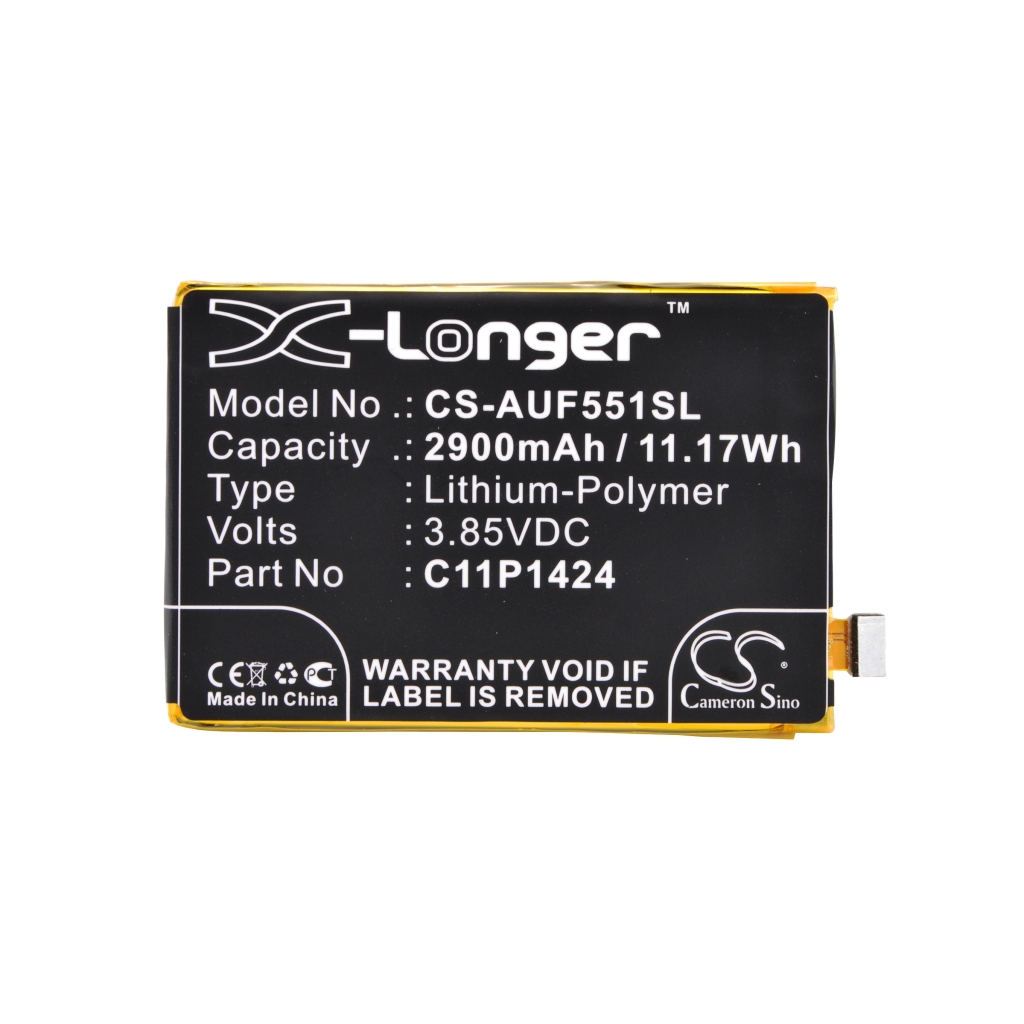 Compatible battery replacement for Asus  C11P1424, C11P1423