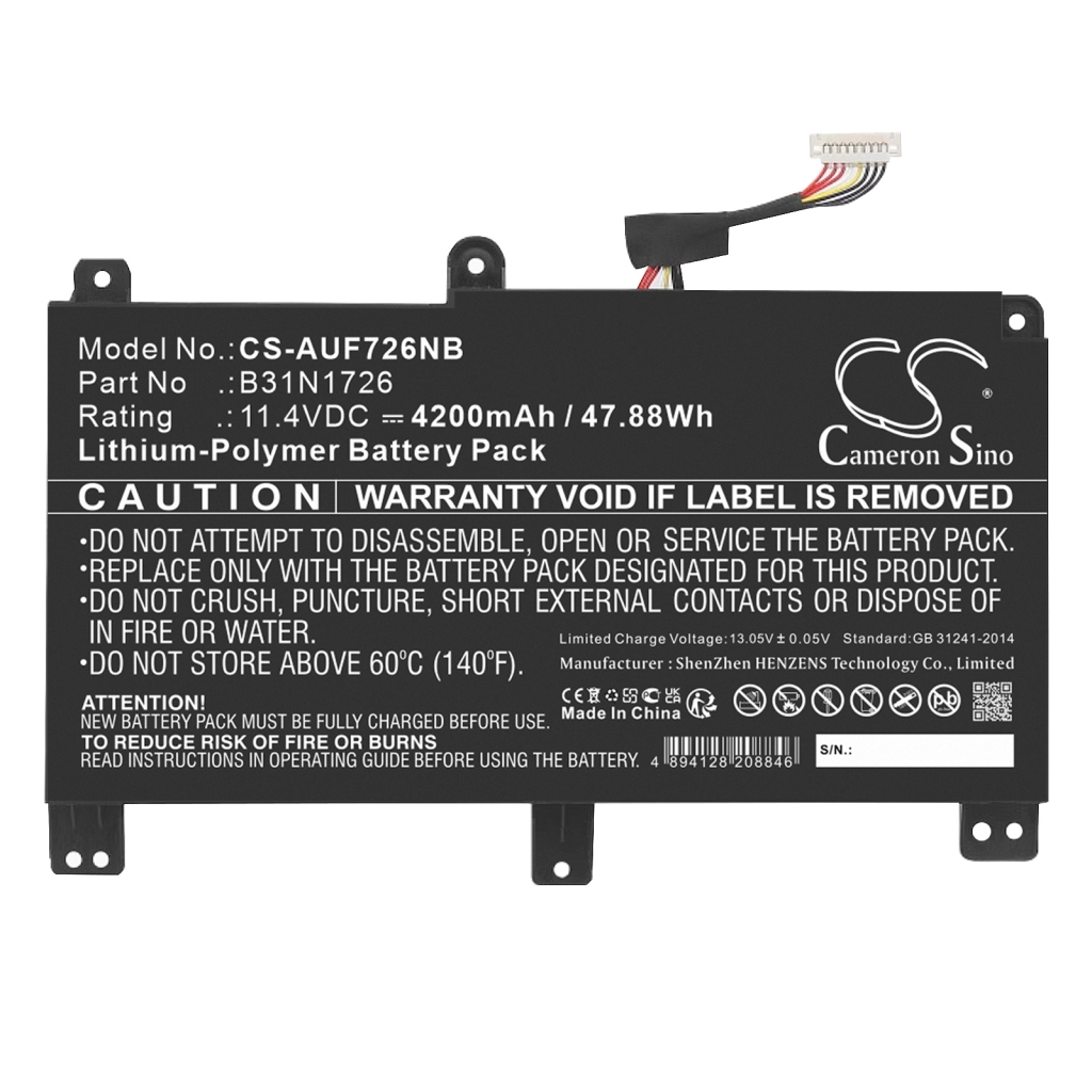 Notebook battery Asus FX504GM-58B06PS2