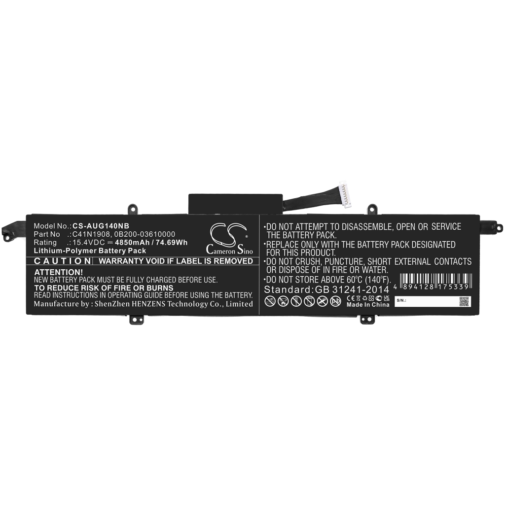 Notebook battery Asus CS-AUG140NB