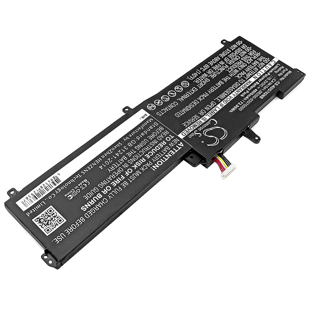 Compatible battery replacement for Asus  C41N1541, 0B200-02070000