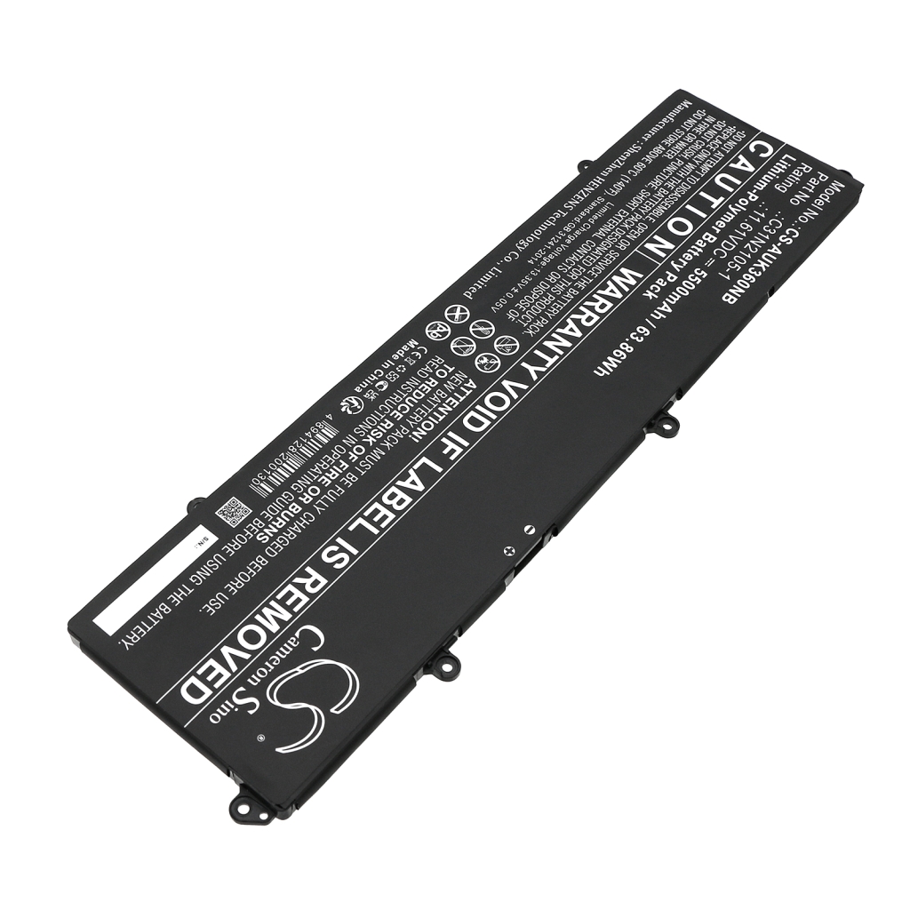 Compatible battery replacement for Asus  C31N2105-1, 0B200-04240000