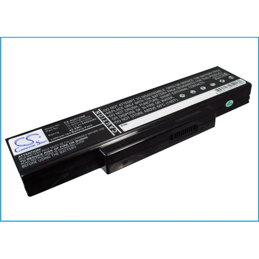 Notebook battery Asus K72JM