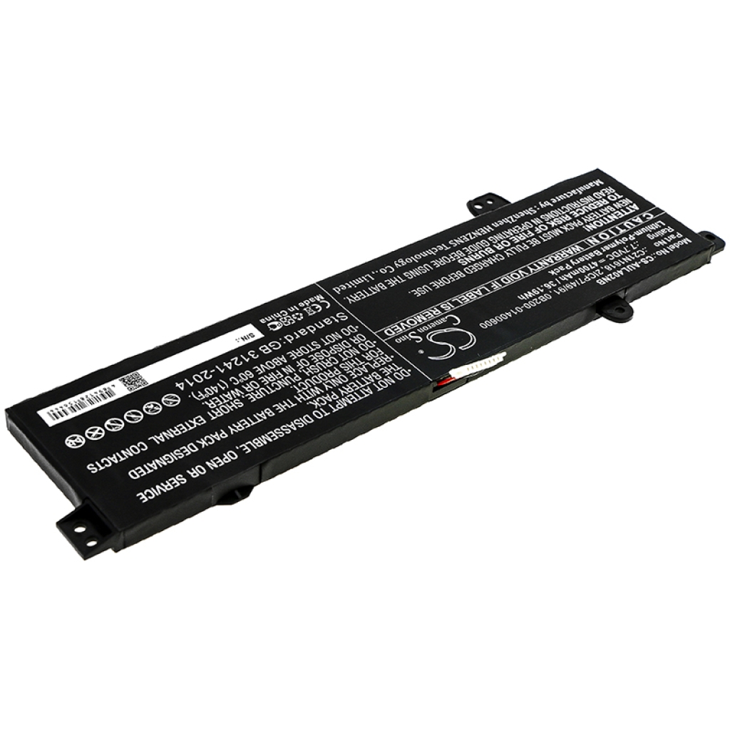 Compatible battery replacement for Asus  2ICP7/49/91, 0B200-01400600, C21N1618