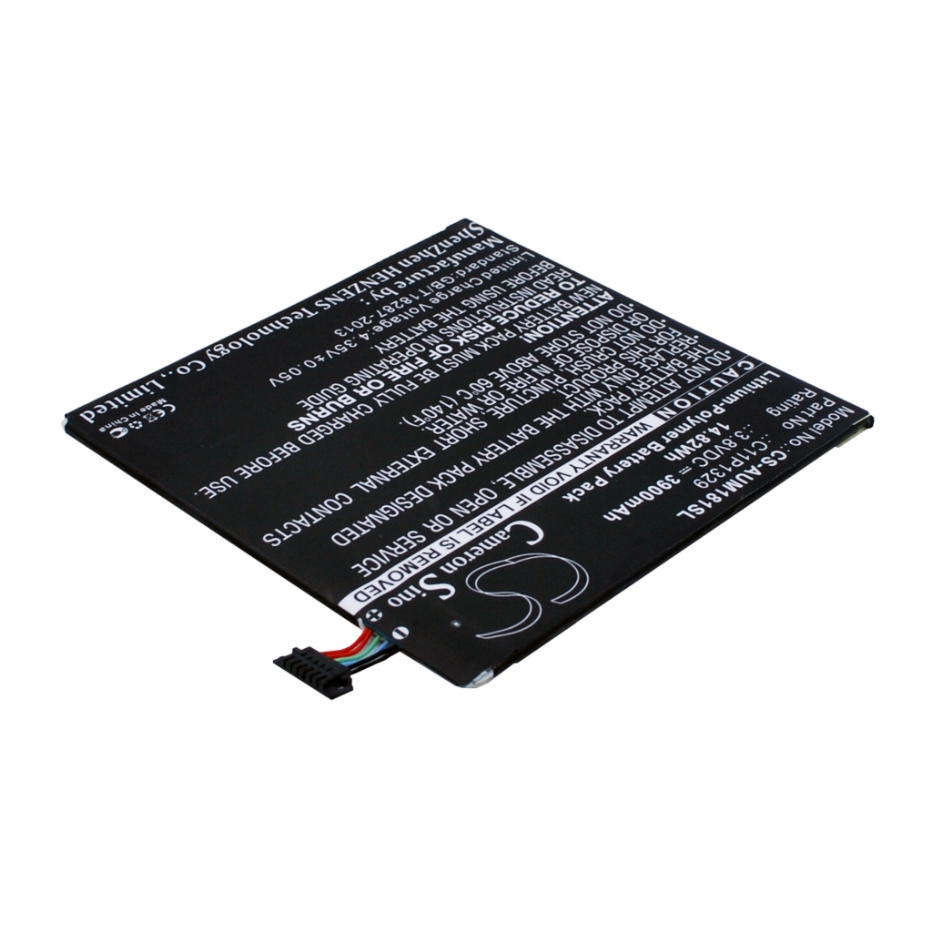 Compatible battery replacement for Asus  C11P1329, 0B200-01020000