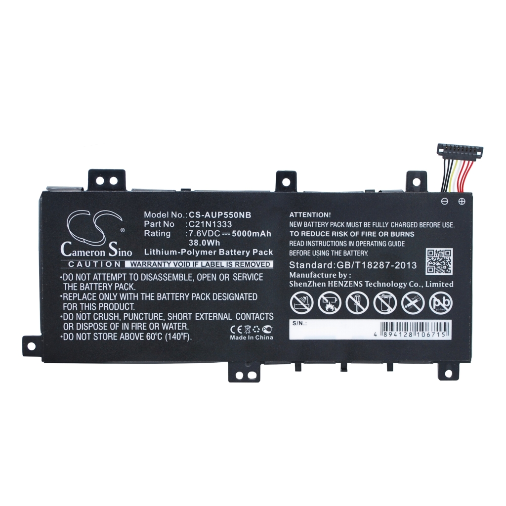 Notebook battery Asus CS-AUP550NB