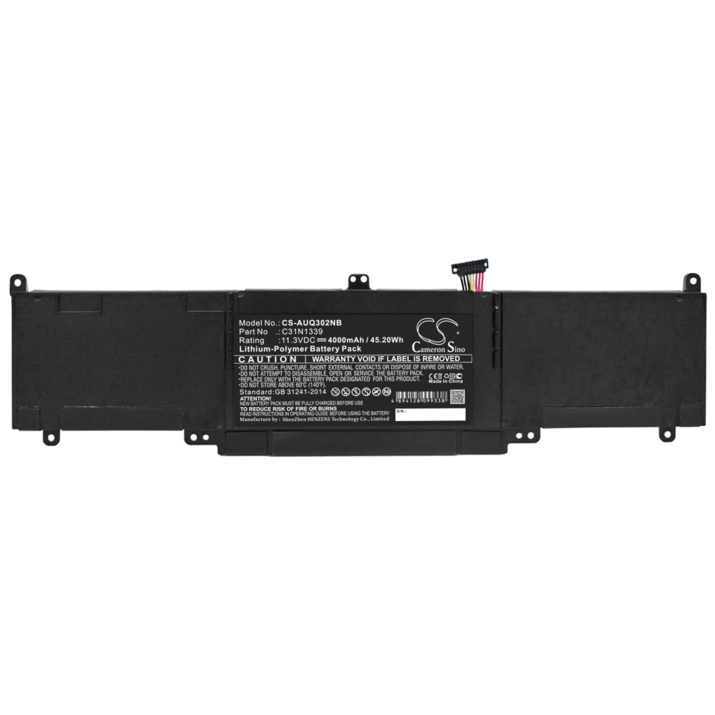 Compatible battery replacement for Asus  0B200-9300000M, 0B200-9300000, 0B200-00930300, 0B200-00930200, C31N1339...