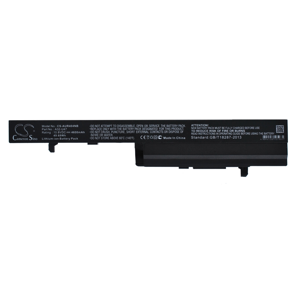 Compatible battery replacement for Asus  0B110-00090300, U47-BGR4, 0B110-00090100, A42-U47, 0B110-00090000...