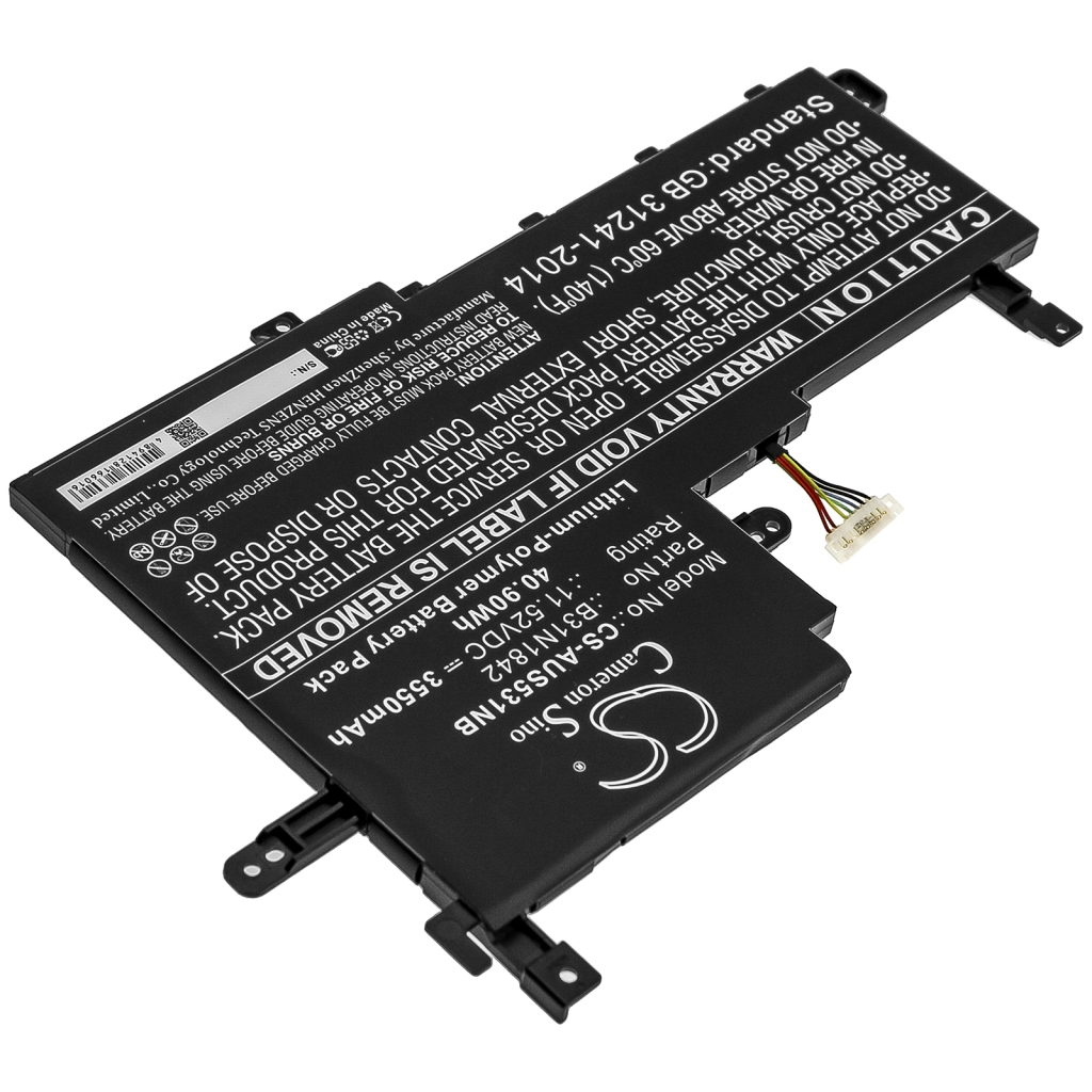 Compatible battery replacement for Asus  0B200-03440000, B31N1842