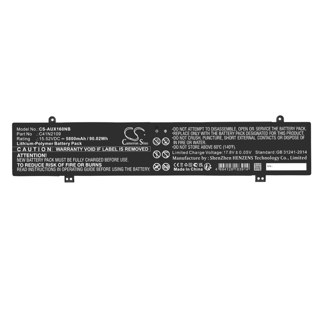 Notebook battery Asus CS-AUX160NB